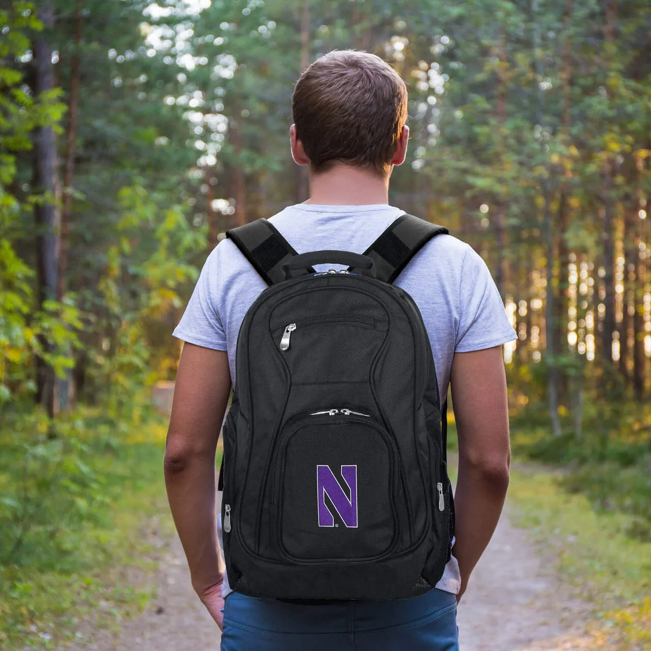 Northwestern Laptop Backpack Black