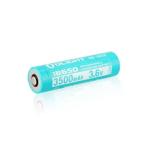 Olight 18650 customized 3500mAh battery for Perun/ Baton Pro/ S30RII/ S30RIII/ S2R/ R20 Javelot