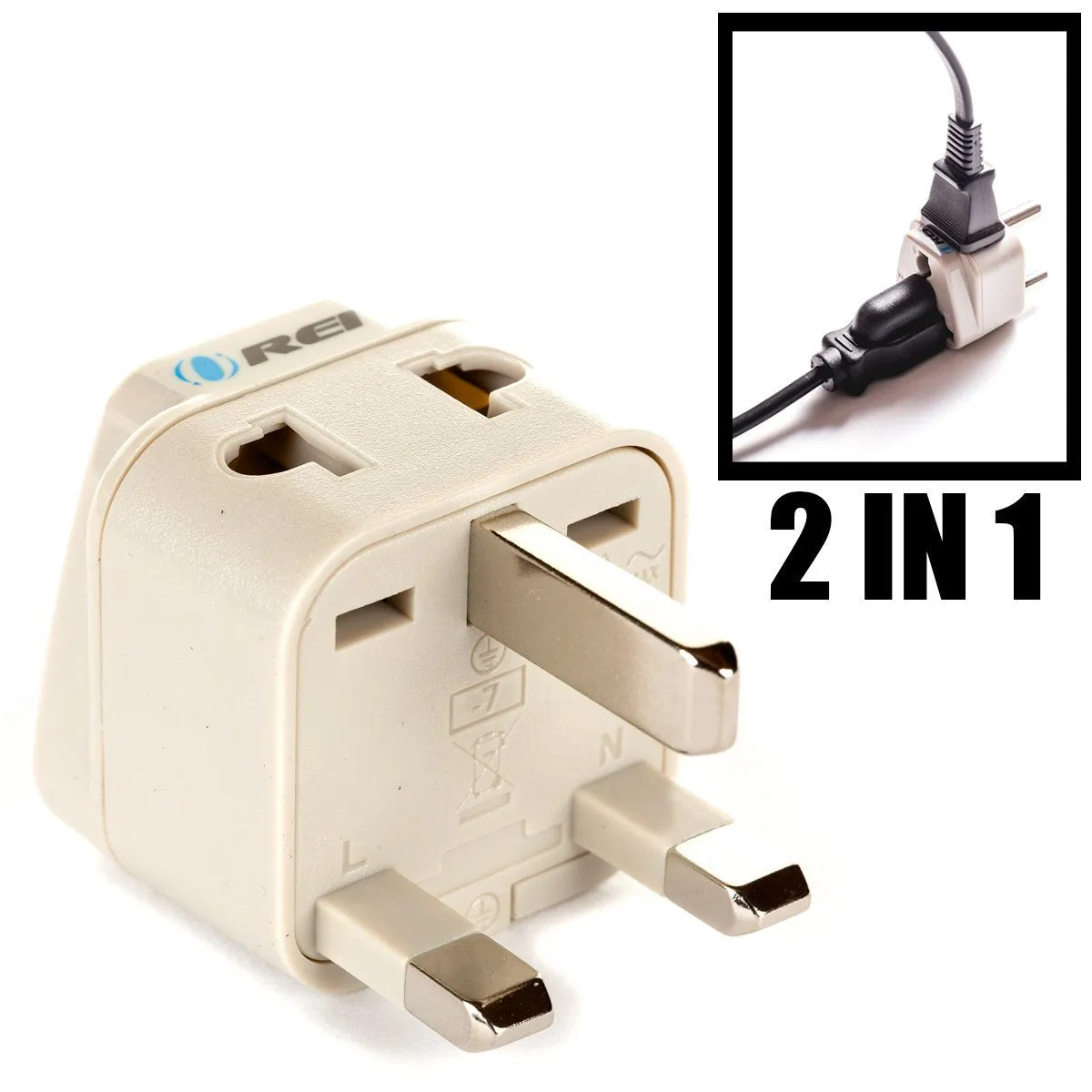 OREI European Plug Adapter Set