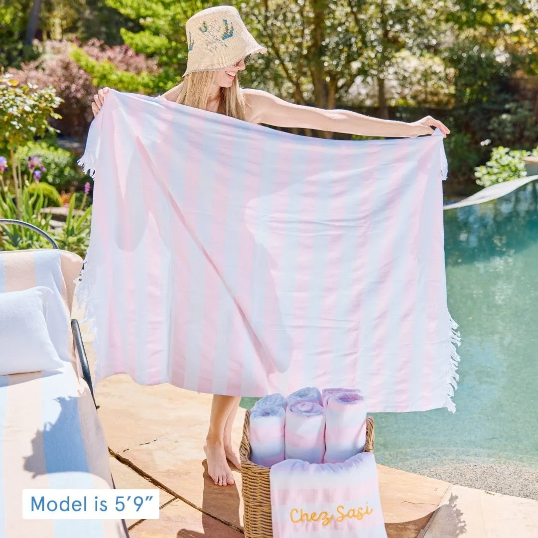 Packable Beach Towel Bundle (8 pieces)