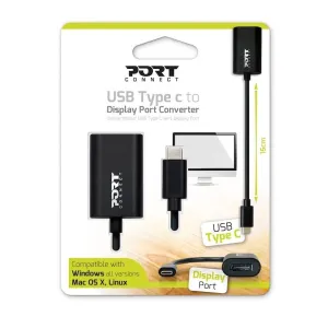 Port Connect Type-C To Displayport Converter