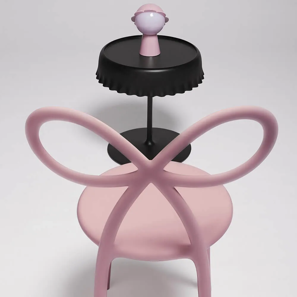 Qeeboo Ribbon Set of 2 Chairs in polyethylene