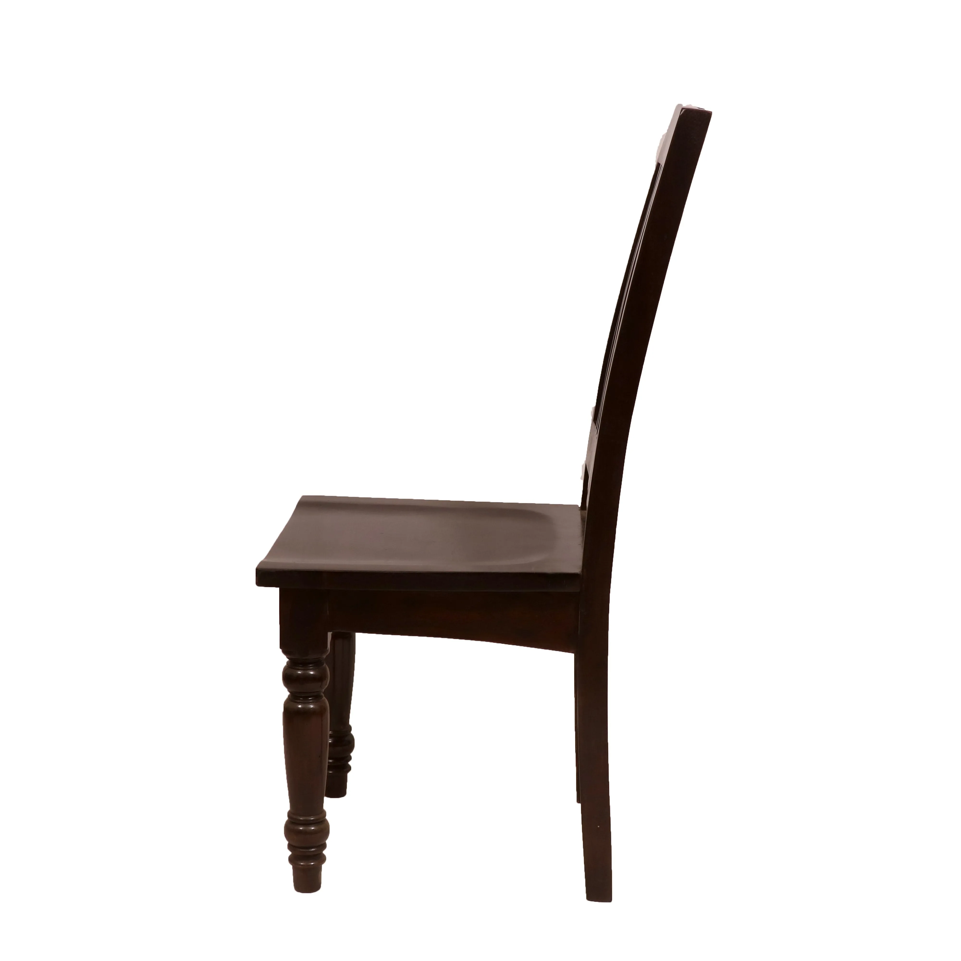 (Set of 2) Colonial Simple Wooden Chair
