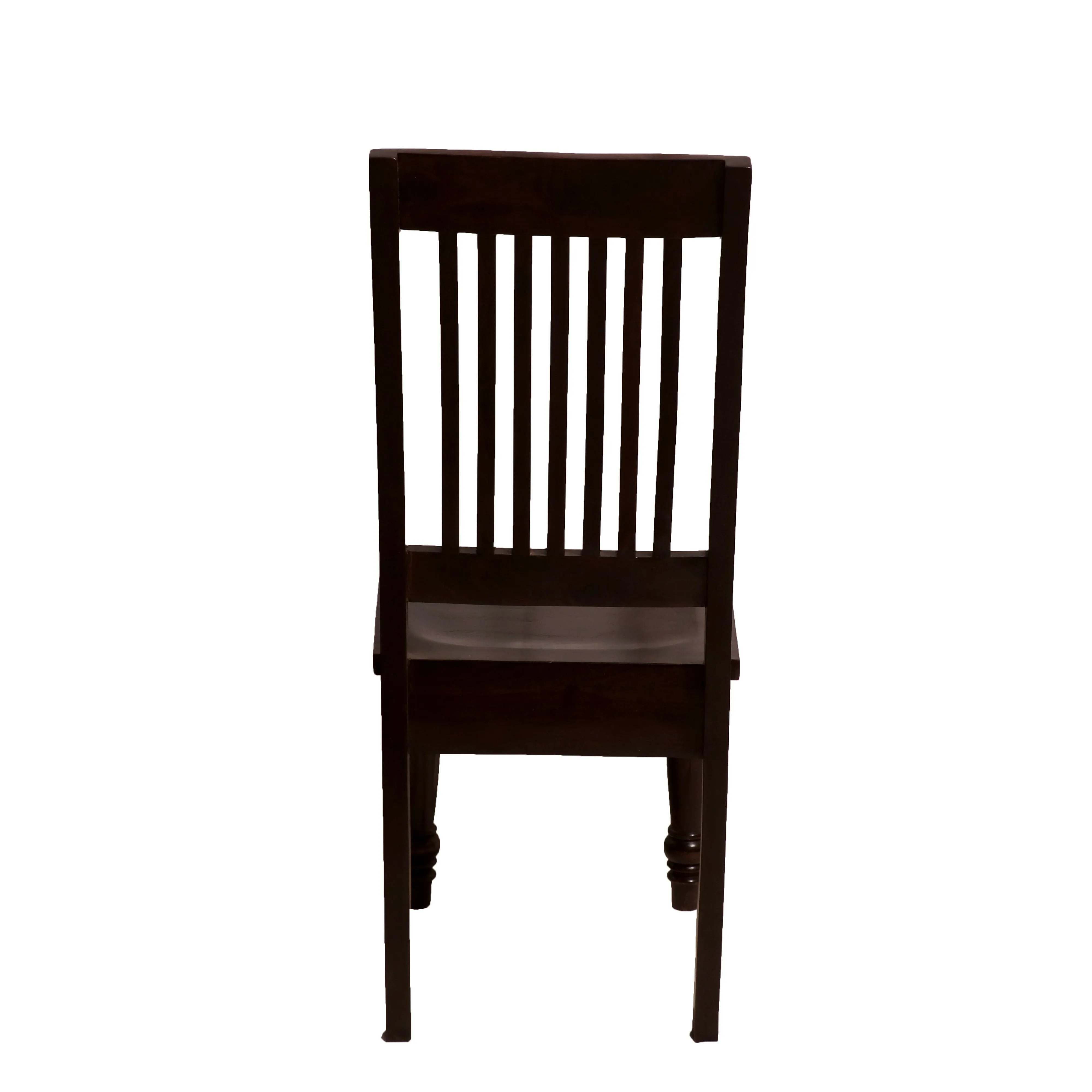 (Set of 2) Colonial Simple Wooden Chair