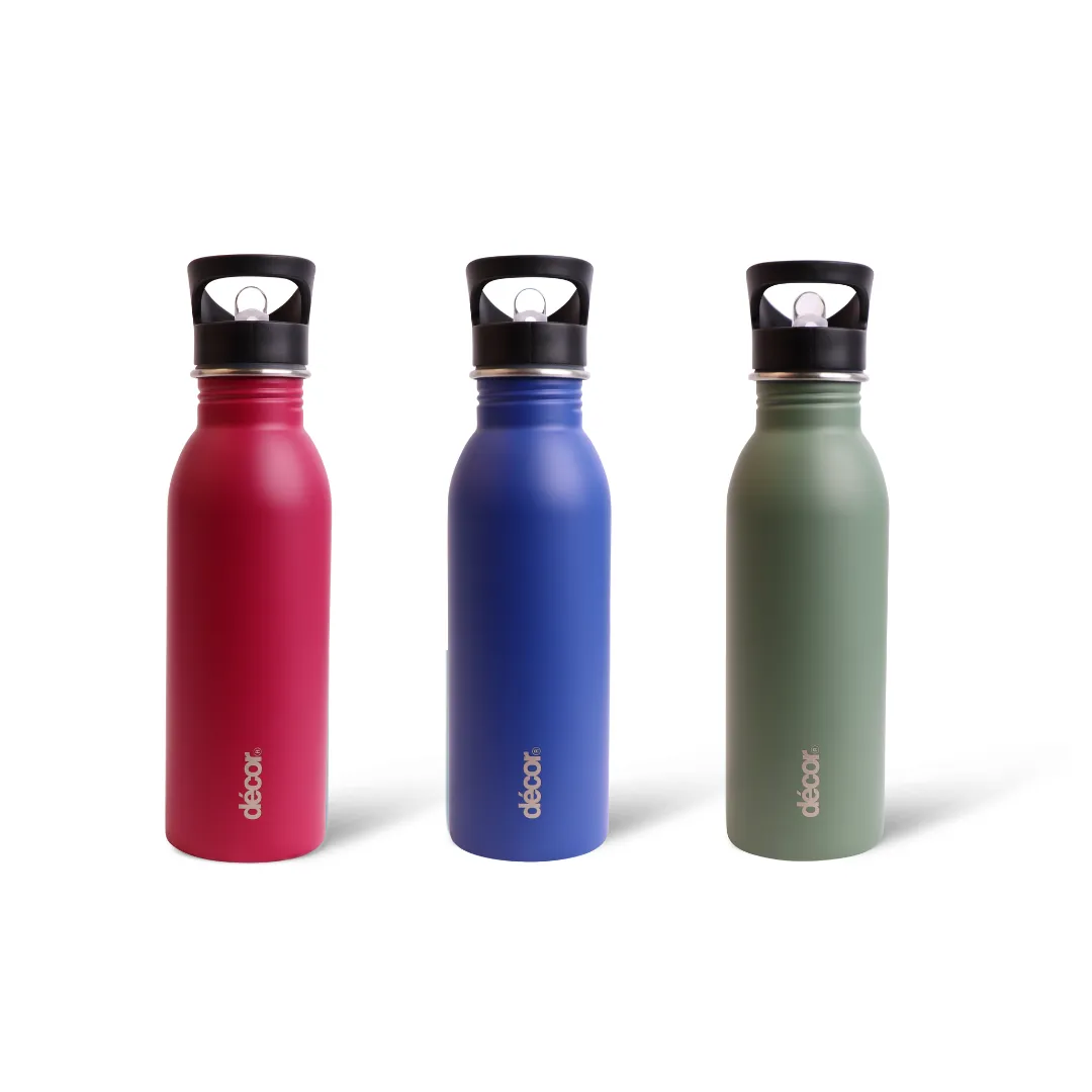 Snap n Seal Stainless Steel Bottle, 600ml