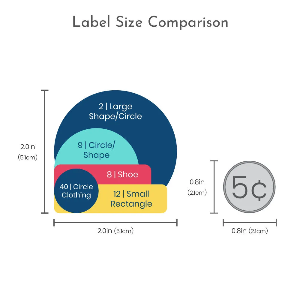 Space Preschool Labels Pack