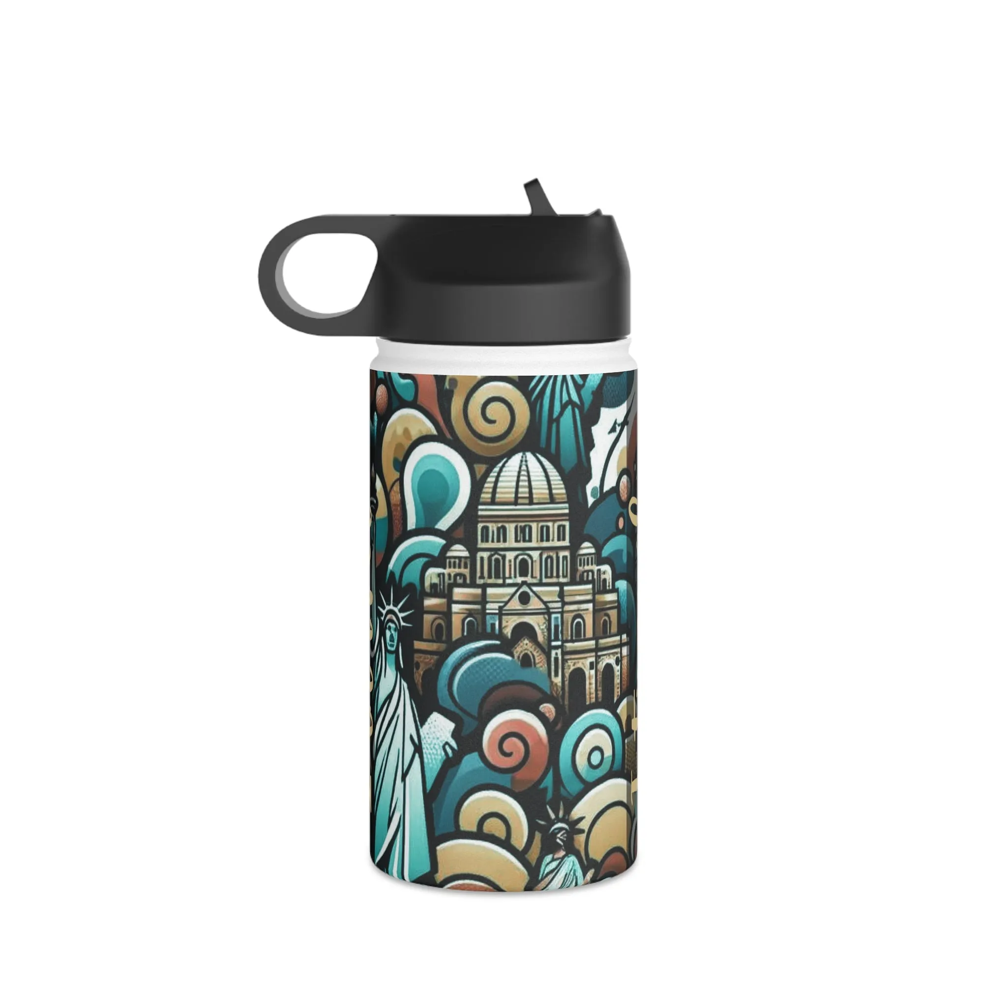 Stainless Steel Water Bottle, Standard Lid - I Travel