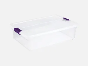 Sterilite Clear Latch Storage Container 32QT 1pc