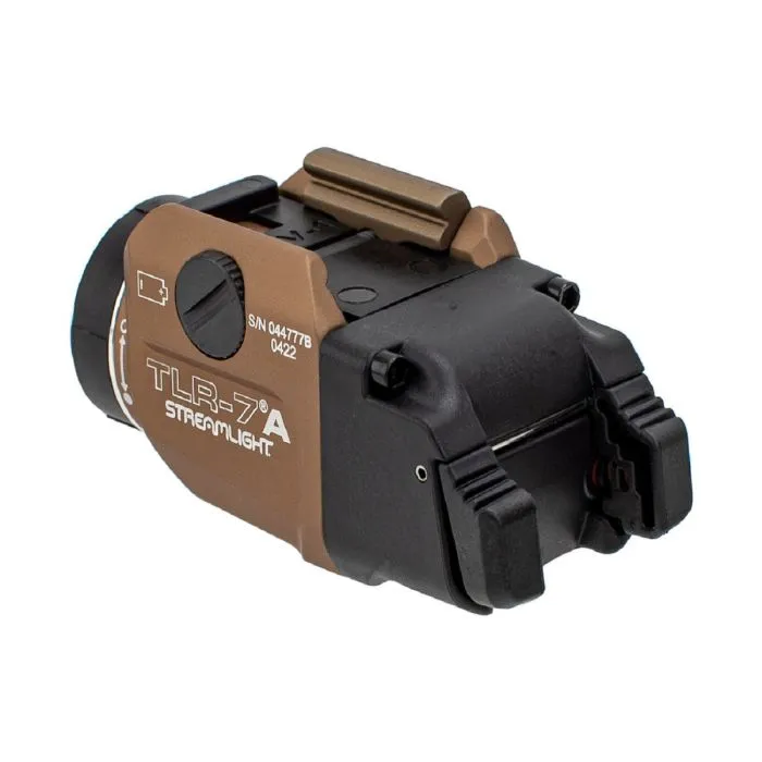 Streamlight TLR-7A 69429 Flex Tactical Weapon Light With Rear Switch Options, Flat Dark Earth, 1 Each