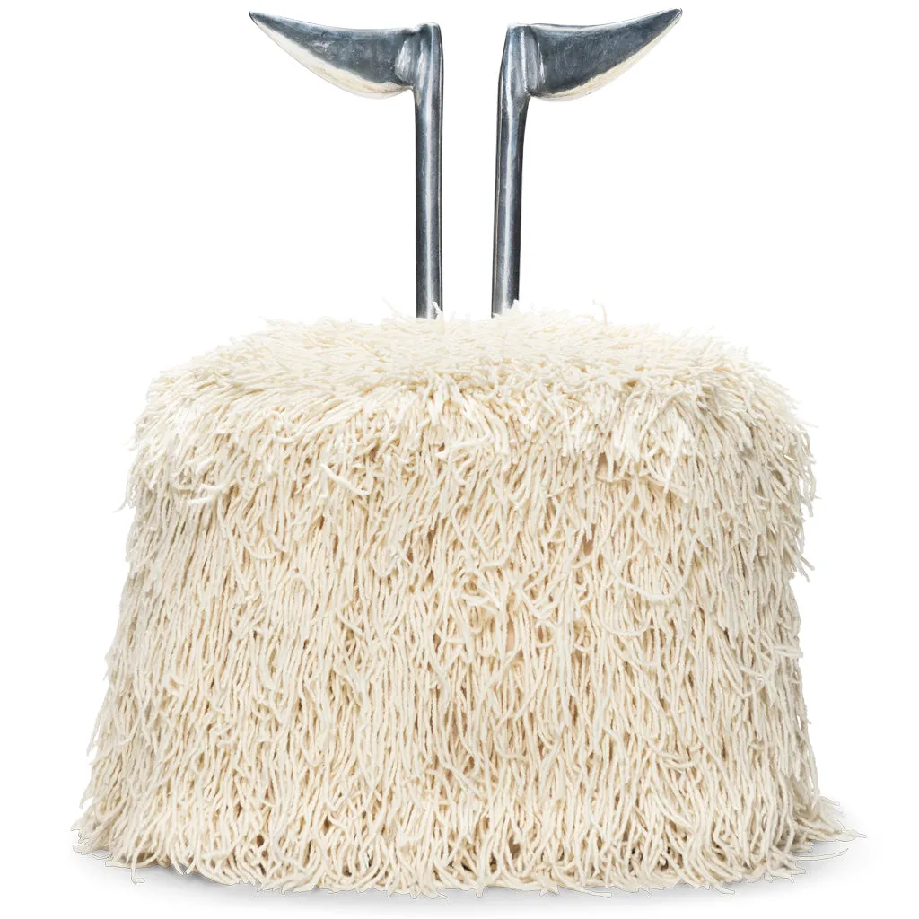Strelitzia Silver Wool Dining Chair