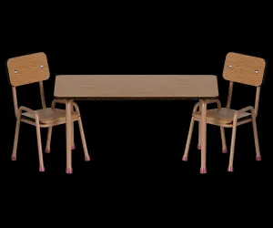 Table & Chair Set Mouse - DarkPowder