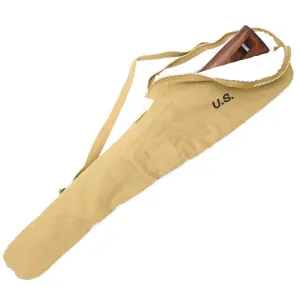 U.S. WWII Fleece Lined M1 Carbine Rifle Case - Marked U.S. - Grade 2