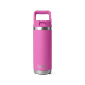YETI Rambler 18oz Straw Bottle Wildflower Fuchsia